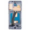 Дисплей для Samsung G980F Galaxy S20 модуль с рамкой и тачскрином (серый) (In-Cell)