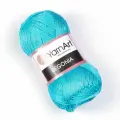Пряжа Begonia (YARNART), бирюза - 0008, 100% мерсеризованный хлопок, 5 мотков, 50 г, 169 м.