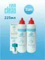 Раствор Avizor Ever Clean 225 мл + 30 таблеток х2, с контейнером для контактных линз