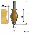 Фреза кромочная фигурная (10574)