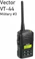Рация Vector VT-44 Military, безлицензионная, ЖК дисплей, Li-Ion аккумулятор, чёрная