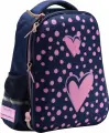 Рюкзак Bruno Visconti синий с эргономичной спинкой сердце Арт. 12-001/07