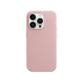 Кожаный чехол Магсейф для iPhone 14 Pro Max Sand Pink / Leather Case Магсейф для Айфон 14 Про Макс / Розовый