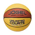 Мяч баскетбольный Jögel Unlimited Courts №7, для мужчин и юношей от 17 лет, размер 7
