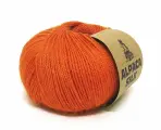 Пряжа Kutnor Alpaca Silk 9110 тёмно-оранжевый (50г/150м, упаковка 5 мотков)