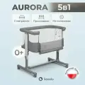 Приставная кроватка люлька для новорожденных Lionelo Aurora детская колыбель