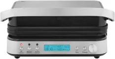 Электрогриль Rondell RDE-1702 2200Вт серебристый, Информационный дисплей, Антипригарное покрытие нагревательных частей