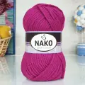 Пряжа Nako SPORT WOOL 6964 т. мальва (5 мотков)