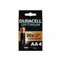 Duracell батарейки 5014061 АА алкалиновые 1,5v 4 шт. LR6-4BL Optimum Б0056020 (Оригинал)