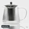 Заварочный чайник Magistro Грании , 1 л, металлическое сито, стекло