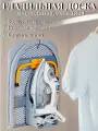 Гладильная доска настольная с креплением к стене, складная, с кронштейном для утюга, рабочая поверхность 89х33 см, серая