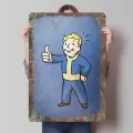 Металлический знак Fallout, 3, 7.9x11.8In(20x30cm)