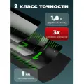 Рулетка строительная с фиксатором SSY, черная, высокоуглеродная сталь, 7.5 м
