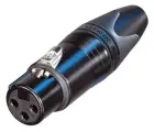 Neutrik NC3FXX-B - кабельный разъем XLR female черненый корпус