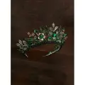 Зеленая корона 1 шт, эльфийская диадема, корона для принцессы, украшение в стиле бохо