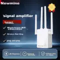 Newmine WiFi Signal Amplifier, AC1200M Gigabit 5G Dual-Band, Home Wireless Router Booster, Wall-Penetrating, Smart Network Signal Enhancer, Extender, Repeater, White