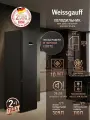 Отдельностоящий холодильник с инвертором Weissgauff WRK 2010 D Inverter NoFrost Black