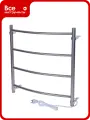 Электрический полотенцесушитель ТЕРА Ребро 500х600 с греющим кабелем, 4 перекладины ПСН-10-02