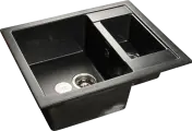 Кухонная мойка GranFest QUADRO GF-Q-610K черный