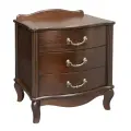 Тумбочка прикроватная Джульетта 3 ящ. (орех) Вис
