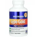 Метабиотический препарат Enzymedica LypoGold, для улучшения пищеварения, 240 капсул
