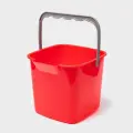 Ведро для уборки, 5.6 л, 21.5x23x18.5 см, красный
