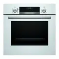 Электрический духовой шкаф Bosch HBJ558YW3Q, 59.4 см, 66 л, 8 режимов, гриль, конвекция, каталитическая очистка, белый