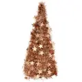 Елка декоративная Серпантин Tinsel Звездный путь 50 см, Розовое золото