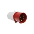 Вилка 024 переносная 3P+PE 32А 380В IP44 ТЭ
