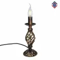 Настольная лампа свеча ковка S5098-1