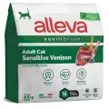 ALLEVA EQUILIBRIUM Корм для взрослых кошек Сенситив с олениной 0,4 кг