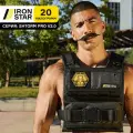 Жилет утяжелитель IRON STAR Shtorm pro v2.0, 20 kg. Черный.