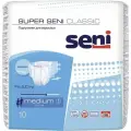 Подгузники (памперсы) для взрослых Super Seni Classic Medium, 10 шт (обхват 75-110 см)