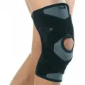 Усиленный бандаж для коленного сустава Orto Professional AKN 140, Размер XXL, Черный