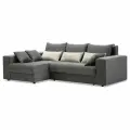 Угловой диван-кровать Майами, размер: 250х157х85 см, спальное место:200х140см, левый угол, Amigo Grey