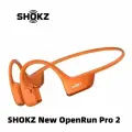 Наушники беспроводные Shokz OpenRun Pro 2 оранжевые S820, с шумоподавлением