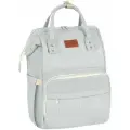Рюкзак-сумка женская для мамы Nuovita CAPCAP classic (Светло-серый)