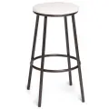 Барный стул ЛайфМебель Drezegomad белый / темный мусс