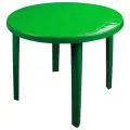 Стол пластиковый Альтернатива М2666, круглый 90*90*75 см, зеленый
