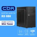 Корпус для компьютера CBR PCC-MATX-RD880-WPSU, тип Minitower