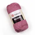 Пряжа YarnArt Macrame | Пряжа Yarnart Macrame - 141 пыльная роза | 6шт упаковка | Полиэстер: 100%