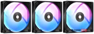 Комплект вентиляторов для корпуса Ocypus Delta F12 BK ARGB LED 3 in 1 Black (Delta-F12-BK3AM00X-GL)