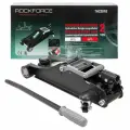 Домкрат подкатной RockForce гидравлический 2 тонны низкопрофильный с резиновой накладкой и лотком 2 тонны в коробке