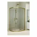 Душевой уголок GuteWetter GWMPKB018RB 95x80x200 см, цвет фурнитуры бронзовый, цвет стекла бесцветный, стекло закаленное 6 мм, открывание двери левое / правое 4698032688066