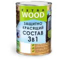 Пропитка для дерева защитно-красящий состав 3 в 1 FARBITEX PROFI WOOD EXTRA Гавань 9 л