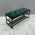 Банкетка в прихожую для обуви 100х35х45 см STEEL MEBEL (БПЧ-К4)
