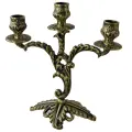 Канделябр Bronza Portugal Флор, 3 рожка, антик, металл, бронзовый