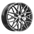 Литые колесные диски SKAD (СКАД) Азимут 7x17 5x108 ET40 D65.1 Чёрный глянцевый с полированной лицевой частью (4090405)