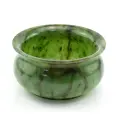 Вазочка для варенья из нефрита 115*115*60мм .