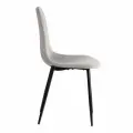 Стул Tetchair 4 шт BREEZE mod. JSC-58 Велюр/металл, 44x53x86 см, grey серый HLR 19, черный 21135